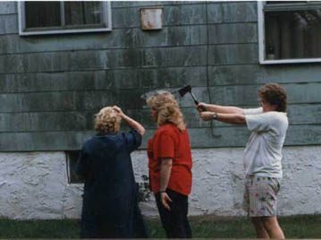 Jason as Lizzie Borden