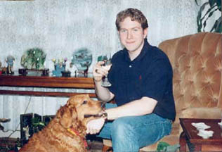 Jason and puppy